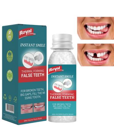 DIY Temporary Tooth Filling Temporary Teeth Replacement Tooth Filling Repair Kit Thermal Forming False Teeth Dental Tooth Filler for Broken Teeth Tooth Repair Granules Moldable Fake Teeth Repair Beads