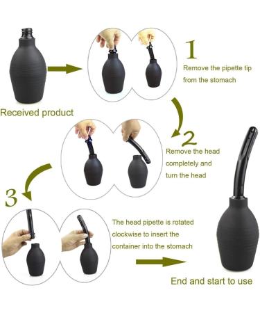 JIAHAO Rubber Enema Bulb for Men and Women - Vaginal and Colonic Cleansing Safe and Comfortable (310ml) - Buy Online on GoSupps.com