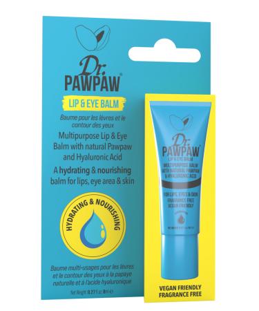Dr.PAWPAW Lip & Eye Balm - Multipurpose Hydrating and Nourishing Natural No Fragrance Balm for Lips Eyes & Skin Beauty Finishing (8 ml)