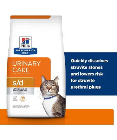 Hill's Prescription Diet s/d Urinary Care Chicken Flavor 4lb - Pack of 1 - Buy Online on GoSupps.com