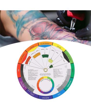 Color Wheel Mixing Guide for Paint and Makeup - Small Size - Buy Online on GoSupps.com