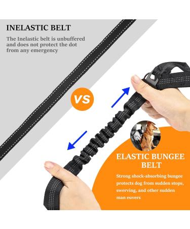 Adjustable Dog Car Seat Belt Restraint - Durable Headrest Harness for Pets - Buy Online on GoSupps.com