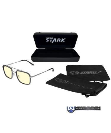 Gunnar Men's Stark Industries Blue Light Blocking Glasses (Pack of 1) One Size Stark-industries - Amber
