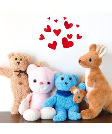 100 Large Safety Eyes for Amigurumi Stuffed Glitter Animals - DIY Puppet Bear Crafts Toy Doll Making Supplies (Brown/Purple/Green/Yellow 20mm) - Buy Online on GoSupps.com