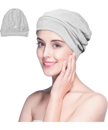 Satin Lined Sleep Cap - Adjustable Bonnet for Curly Hair Protection - Buy Online on GoSupps.com