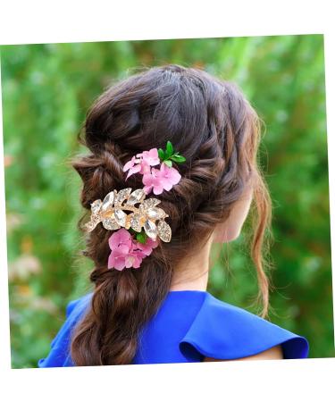 HAPINARY leaf wedding hair comb women's hair side comb hair accessories headpiece for bride hair comb hair Hair up Clip issue card bride small Japanese and Korean headgear - Buy Online on GoSupps.com