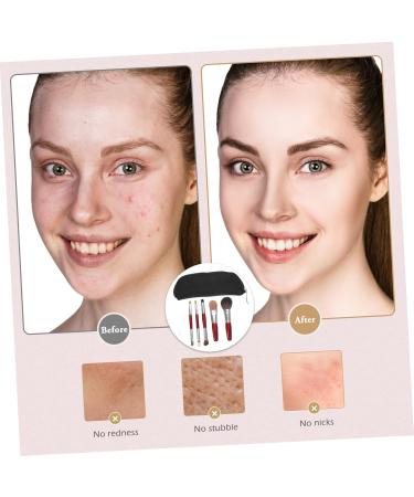 Beatifufu 1 Set Makeup Brush with Bag Women Makeup Make up Brush Applicator Blush Brush Loose Lip Brush Makeup Brush for Women Girl Aluminum Tube Beauty Products The Face - Buy Online on GoSupps.com