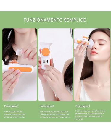 Eye Sprayer - Eye Washing Device Eye Protection Steam Atomizer | Hot Mister Mister Face Compresses Eye Steam Moisturizing Sprayer - Buy Online on GoSupps.com