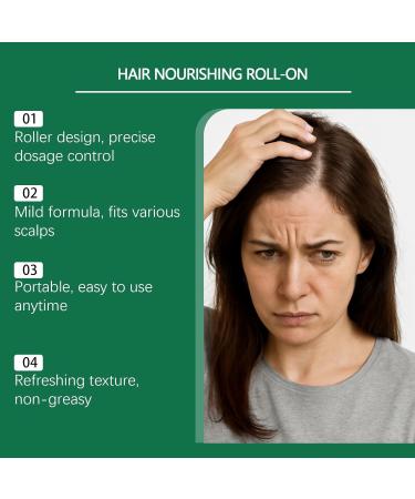 S rum roll-on nourrissant l'huile de romarin QPJUVC 20 ml - Soin l ger et non gras du cuir chevelu pour la croissance et l' paississement des cheveux soin quotidien des racines (3) - Buy Online on GoSupps.com