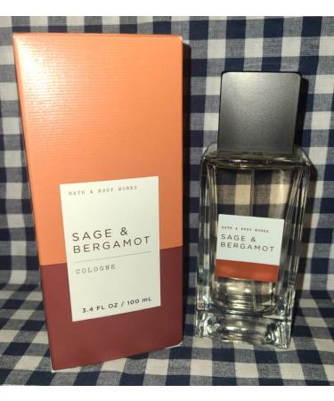 Bath Men's Fragrance 3.4 Ounces Cologne Spray 3.4 Oz body cologne you choose (Sage & Bergamot)