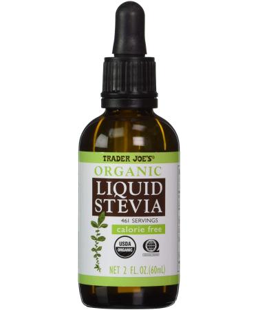 Trader Joe's Organic Stevia Liquid 60ml - Pack of 8