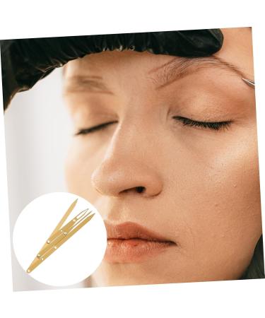 DOITOOL Makeup Gadgets Supplies Microblading Tattoos DIY Gold Scale Eyebrow Adjustable Makeup Measure Tattooing Stencil 16X4.5X0.6CM Golden - Buy Online on GoSupps.com