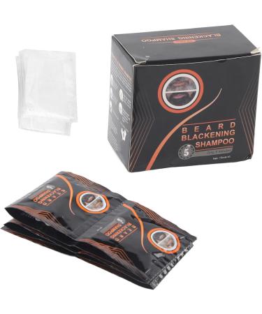 Black Beard Dye - Moustache Color Shampoo for Thicker Fuller Beards | Coarse Hair Includes Gloves - International Shipping Available - Buy Online on GoSupps.com