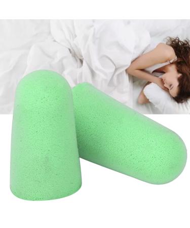 2Pcs Sponge Earplugs for Improved Sleep and Hearing Protection - Perfect for Home Travel and Workplace Use Green
