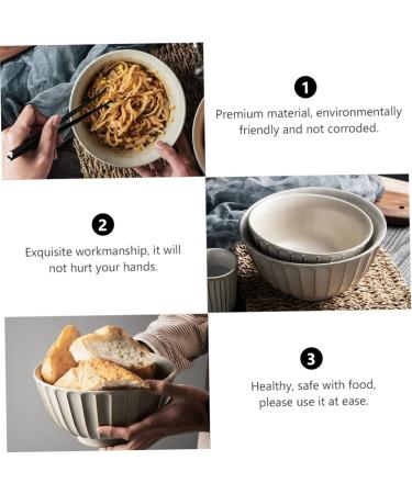 HOMSFOU 1pc Ramen Bowl Asian Ornament Container Cereal Bowls Candy Container Bowls Salad Serving Bowls Party Serving Bowls Porcelain Cereal Bowl Bowl Salad Bowl Ceramics Porcelain Bowl 20X6.3CM As Shown - Buy Online on GoSupps.com