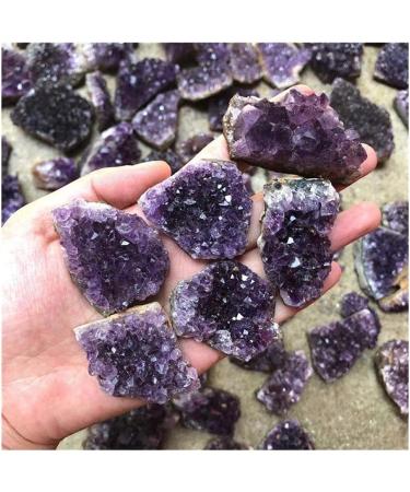 for 200-500gNatural Amethyst Crystal Cluster Quartz Raw Crystals Decoration Ornament Purple Feng Shui Ore Minera - Buy Online on GoSupps.com
