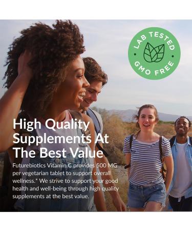 Futurebiotics Vitamin C 500mg Non-GMO 250 Tablets - Buy Online on GoSupps.com