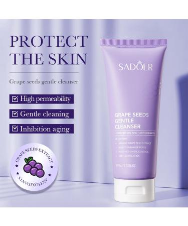 Grape seed skincare set for hydrating and smooth skin - Buy Online on GoSupps.com