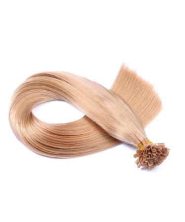Keratin Bonding Hair Extensions - #20 Ashblond 70cm 50 Strands 100% Remy Real Hair - U-Tip Extensions by Novon Hair - Buy Online on GoSupps.com