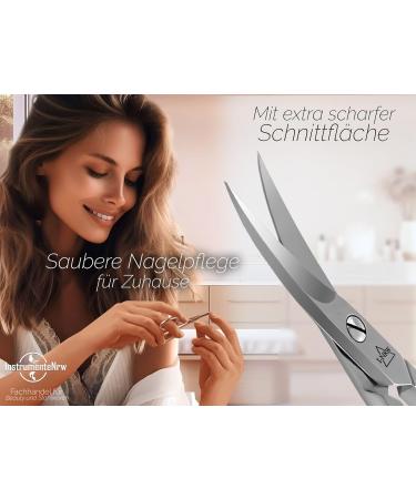 Extra Sharp Stainless Steel Nail Scissors | Rust-Free Manicure & Pedicure Tools for Men & Women - Buy Online on GoSupps.com