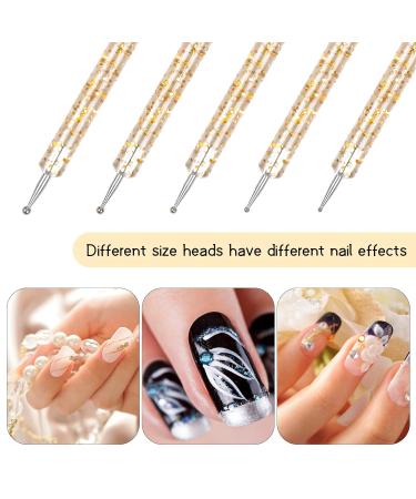5-Piece Dotting Pen Set for Nail Art | Strass Nail Design & Marbling Tools - Buy Online on GoSupps.com