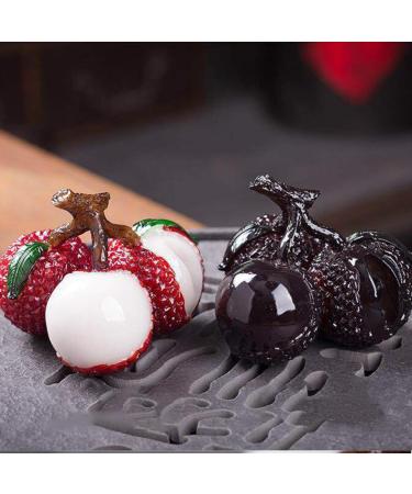 Alipis 1pc Decor Fake Pear Model Color Changing Tea Ornament Tea Pet Accessories Ornaments Boutique Rosy 8.5X7cm - Buy Online on GoSupps.com