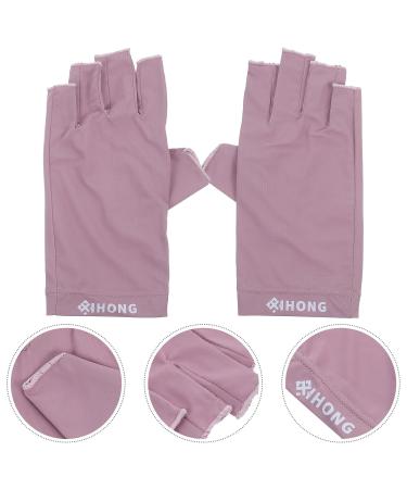 FRCOLOR 1 Pair Uv Gloves Nail Dryer Uv Glove Uv Finger Protection Nails Outdoor Hiking Gloves Summer Driving Gloves Womens Gloves Gel Nail Gloves Miss Skin Care Products Fabric Fingerless As Shown - Buy Online on GoSupps.com