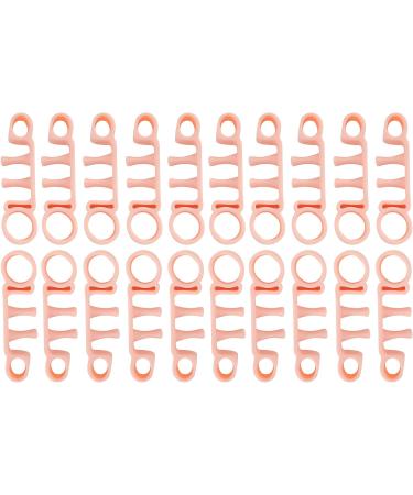 5-Toe Separator Set: Silicone Hallux Valgus Corrector & Bunion Pads - 10 Pairs for Hammer Toe Relief - Unisex Toe Stretcher for Yoga - White - Buy Online on GoSupps.com