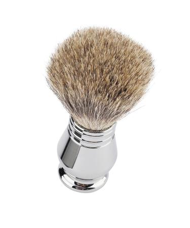 CSB Pure Badger Hair Shaving Brush | Chrome Handle | Premium Wet Shave for Men - International Shipping Available - Buy Online on GoSupps.com
