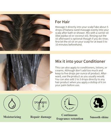 Batana Oil for Hair Growth Cold Pressed Batana Oil Strengthen Hair Moisturizing Scalp and Improve Breakage & Spilt Ends Hair Growth Oil for all Hair Types Leaves Your Hair Smoother Oil - Buy Online on GoSupps.com