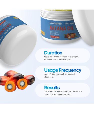 Pure Batana Oil for Hair Growth - Dr. Sebi Organic Cold Pressed Unrefined Raw - 30g for Men & Women | Combat Hair Loss Thicken Hair & Repair Frizzy Damaged Hair - Buy Online on GoSupps.com