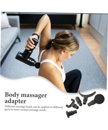 Buy Gatuida 5ST Body Massage Device Heads - Vibration & Fascia Massage Adapter Accessories for Muscle Relief | Portable Fitness Upgrade - Buy Online on GoSupps.com