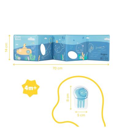 Buy Badabulle Bath Book with Octopus Finger Puppet - BPA-Free Story & Figures for 4 Months+ - Buy Online on GoSupps.com