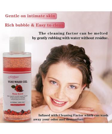 forvirness Feminine Wash with Cleaning Factor - pH Balanced Rose Yoni Wash for Women - Gynecologist Tested - 6.7 fl.oz - Buy Online on GoSupps.com