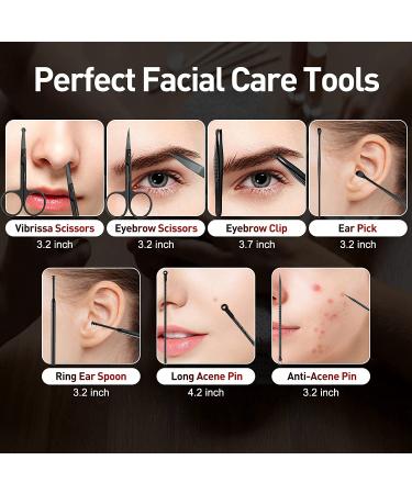 18-Piece MUIIGOOD Manicure Pedicure Set | Stainless Steel Nail Care Kit in Luxury PU Leather Case | Professional Grooming Tools for Men and Women - Buy Online on GoSupps.com