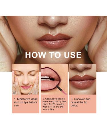 SOMGKINE Removable lip liner removable lip pencil waterproof lip pencil long-lasting for plump lips tattoo (LIGHT BROWN 1) - Buy Online on GoSupps.com