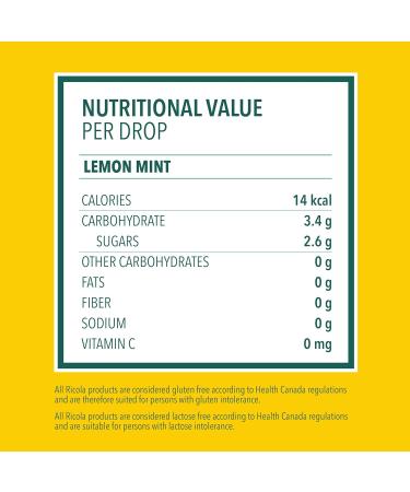 Ricola Lemon Mint Cough Drops 19 Count - Buy Online on GoSupps.com