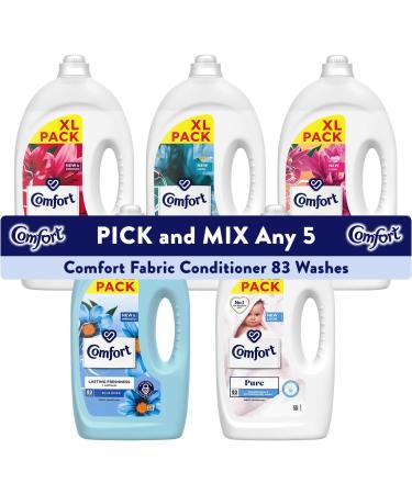 Pick & Mix Any 5 Comfort Creation Concentrated Fabric Conditioner with 100 Days of Long-Lasting Fragrance and Softness Intense Liquid Fabric Softener 83 Washes 2.49L - Buy Online on GoSupps.com
