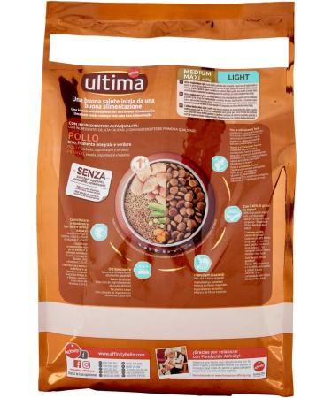 Ultima Medium Maxi Light Dog Food with Chicken 2200g - Buy Online on GoSupps.com