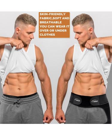 Buy Hip Brace for Sciatica Pain Relief - Compression Wrap for Men & Women with Sacroiliac Belt | Ideal for Groin & Hamstring Support (Medium Left Leg - Buy Online on GoSupps.com