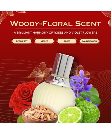 Womens Perfume - Perfume For Women - Floral Powdery Rose Violet Green Yellow Floral White Floral - (3.4 fl oz / 100 ml) - Buy Online on GoSupps.com