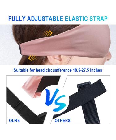 Adjustable Strap Side Sleeping Mask 3D Blackout Blindfold - Pink - Buy Online on GoSupps.com