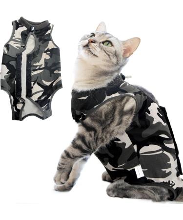 Voarge Recovery Suit for Cats & Dogs - Anti-Licking Post-Op Suit | Comfortable Camouflage Recovery Clothes (L Size) - Buy Online on GoSupps.com