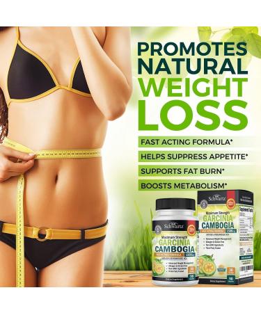 BioSchwartz Garcinia Cambogia 1500 mg - 90 Veggie Caps for Weight Loss & Appetite Control - Buy Online on GoSupps.com