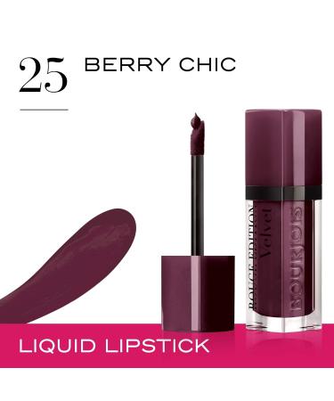 Bourjois Rouge Edition Velvet Lipstick 25 Dark Purple - Long-lasting Intense Color International Shipping Available - Buy Online on GoSupps.com