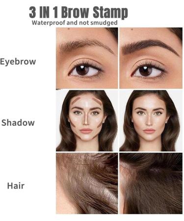 Hairline Contouring Shadow Powder Waterproof Hair Filler Powder for Women Natural Shade Hairline Powder Hairline Shadow Powder Stick Waterproof Hairline Filling Contour Powder Stick (2PCS-Black Brown) - Buy Online on GoSupps.com