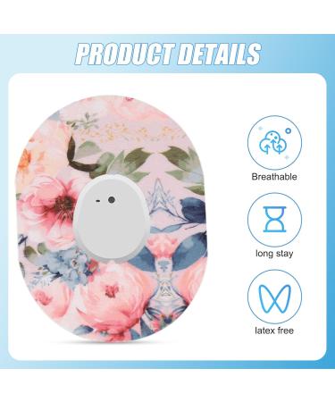 Buy 25 Sheets Waterproof Adhesive Patches for Dexcom G7 - Flower Theme Accessories (5 Styles) | International Shipping Available - Buy Online on GoSupps.com