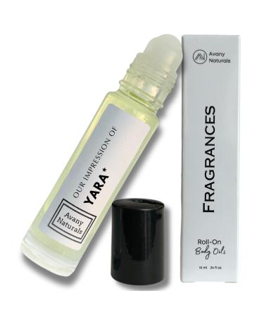 Vanilla Perfume Samples for Women - Vanilla Body Oil Fragrance for Skin Roll On Mini Perfume Sampler Travel Size 10 ml 1/3 oz (Yara-Type)