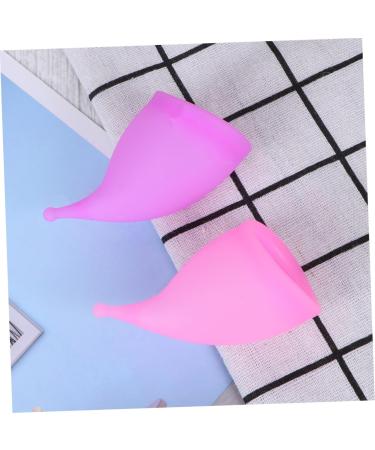 Comfortable Silicone Period Cup Set - 18 Pcs | Lady Alternative Pads | Feminine Tampon Alternatives | Purple & Pink Colors - Buy Online on GoSupps.com