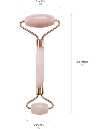 Rose Quartz Beauty Scooter - Relieve Fine Lines & Revitalize Skin | Facial Massage Tool for Face Eyes Neck & Body - Buy Online on GoSupps.com